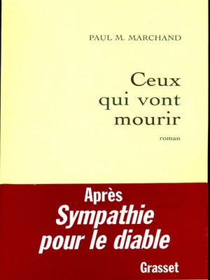 cover image of Ceux qui vont mourir